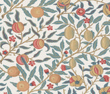Seabrook Pomegranate Moonstone Blue & Light Ochre Wallpaper