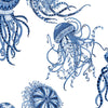 Seabrook Jellyfish Blue Sapphire Wallpaper