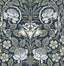Seabrook Vintage Rose Bluestone Wallpaper