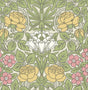 Seabrook Vintage Rose Honey Bee & Posy Pink Wallpaper