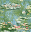 Seabrook Lily Pond Olive & Sky Blue Wallpaper