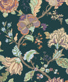 Seabrook Kianna Jacobean Victorian Jade Wallpaper