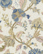 Seabrook Kianna Jacobean Parchment Wallpaper