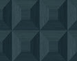 Seabrook Quadrant Geo Denim Blue Wallpaper