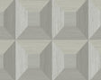 Seabrook Quadrant Geo Daydream Grey Wallpaper