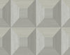 Seabrook Quadrant Geo Daydream Grey Wallpaper