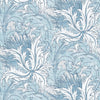 Seabrook Floral Folly Blue Waterfall Wallpaper