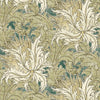 Seabrook Floral Folly Juniper & Parchment Wallpaper