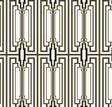 Seabrook Manhattan Deco Ebony & Gold Wallpaper
