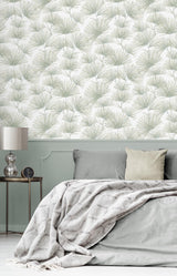 Seabrook Pine Needles Green Wallpaper