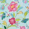 Seabrook Painterly Floral Light Aqua Wallpaper