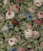 Seabrook Rose Garden Olive and Wine Wallpaper