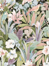 Seabrook Blossoming Birds Forest & Petal Pink Wallpaper