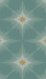 Seabrook Stellar Geo Seabreeze Wallpaper
