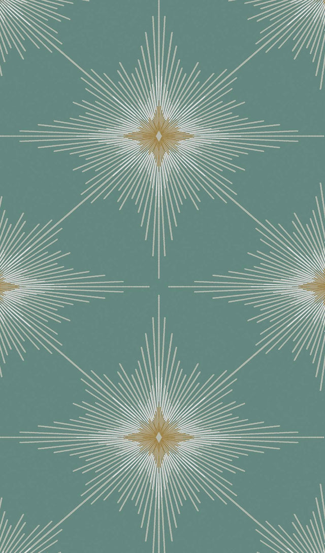 Seabrook Stellar Geo Seabreeze Wallpaper