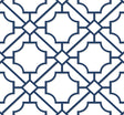 Seabrook Lattice Geo Navy Blue Wallpaper