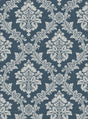 Seabrook Seaside Damask Denim Blue Wallpaper