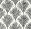 Seabrook Grassland Palm Inkwell & Off-White Wallpaper