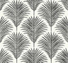 Seabrook Grassland Palm Inkwell & Off-White Wallpaper