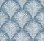 Seabrook Grassland Palm Blue Lagoon Wallpaper