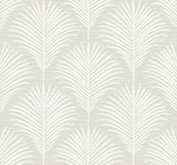 Seabrook Grassland Palm Sea Salt Wallpaper