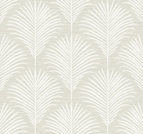 Seabrook Grassland Palm Sea Salt Wallpaper