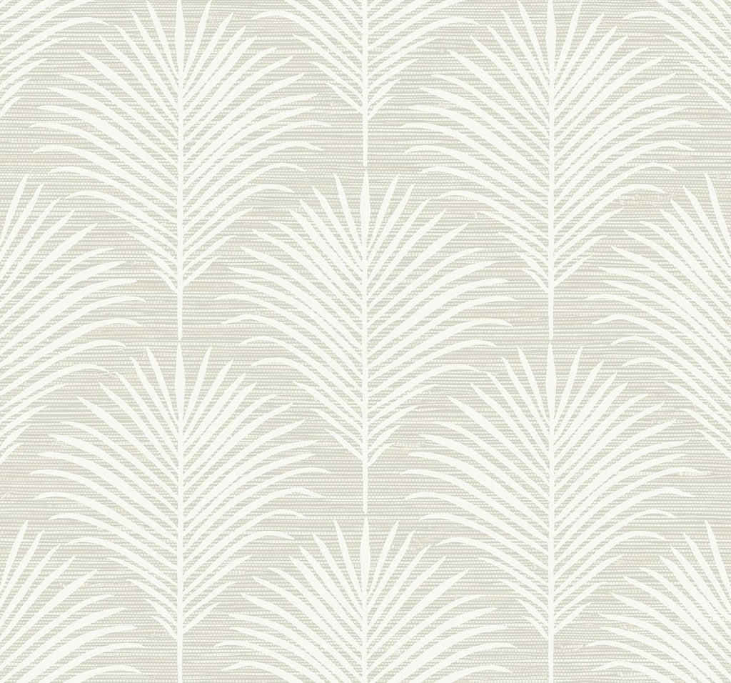 Seabrook Grassland Palm Grey Wallpaper