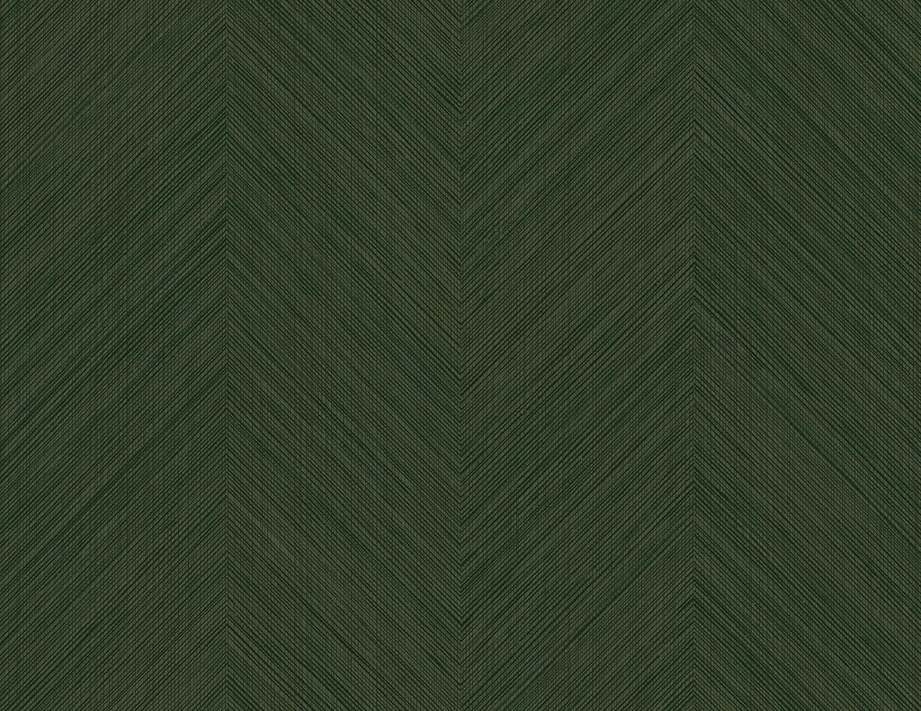 Seabrook Chevron Stripe Green Wallpaper