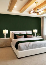 Seabrook Chevron Stripe Green Wallpaper