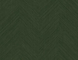 Seabrook Chevron Stripe Green Wallpaper