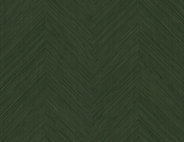 Seabrook Chevron Stripe Green Wallpaper