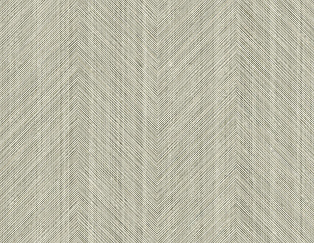 Seabrook Chevron Stripe Neutral Wallpaper