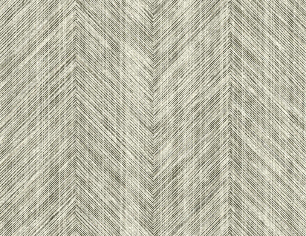 Seabrook Chevron Stripe Beige Wallpaper