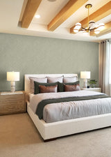 Seabrook Chevron Stripe Beige Wallpaper