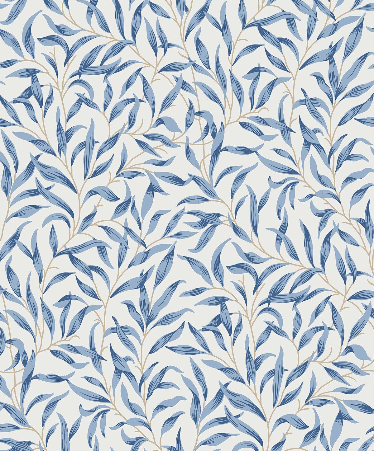 Seabrook Willow Trail Blue Lake Wallpaper