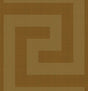 Seabrook Maze Geo Antique Gold Wallpaper