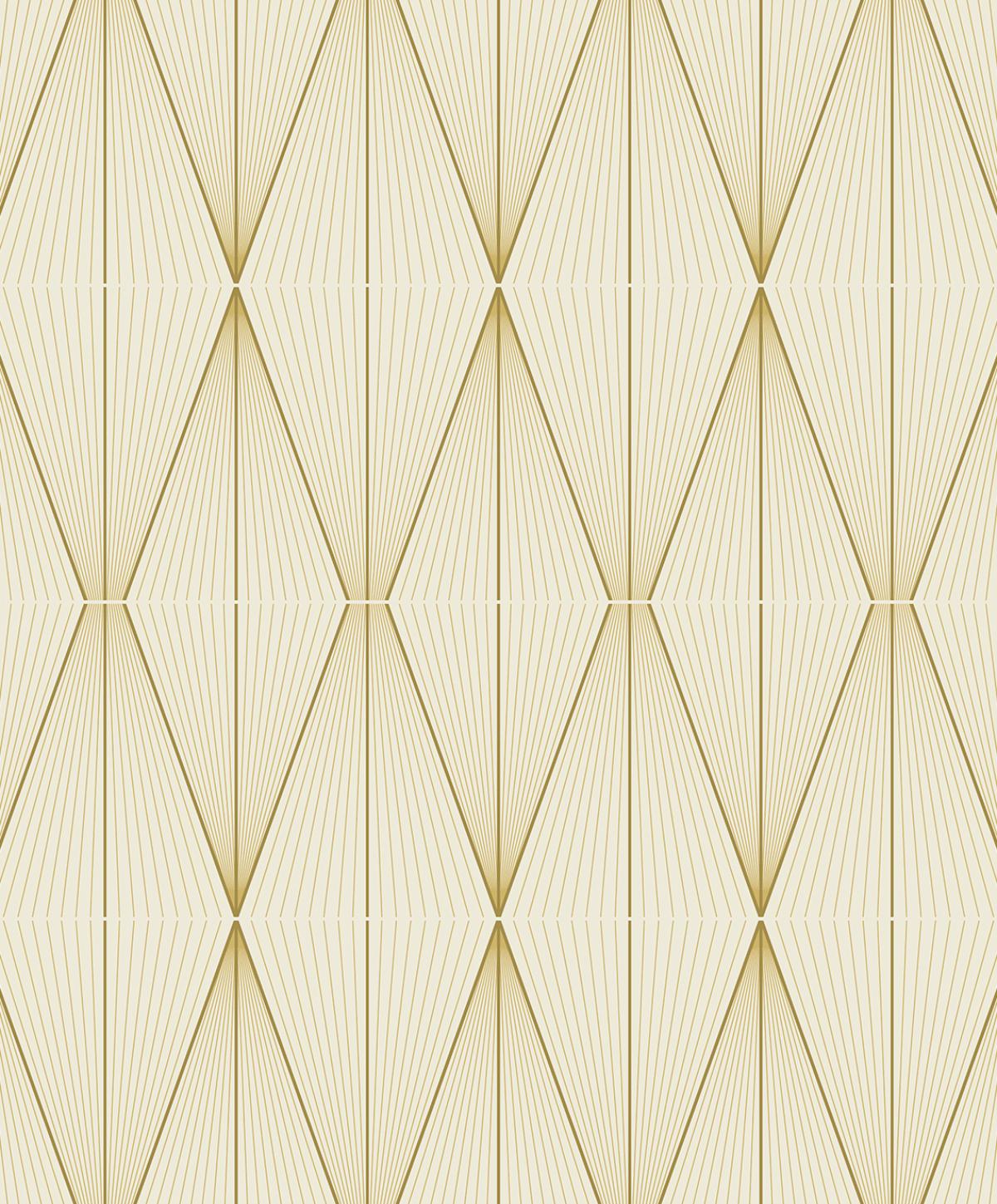 Seabrook Geo Diamond Goldenrod Wallpaper