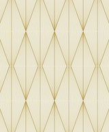 Seabrook Geo Diamond Goldenrod Wallpaper