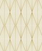 Seabrook Geo Diamond Goldenrod Wallpaper