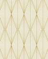 Seabrook Geo Diamond Goldenrod Wallpaper