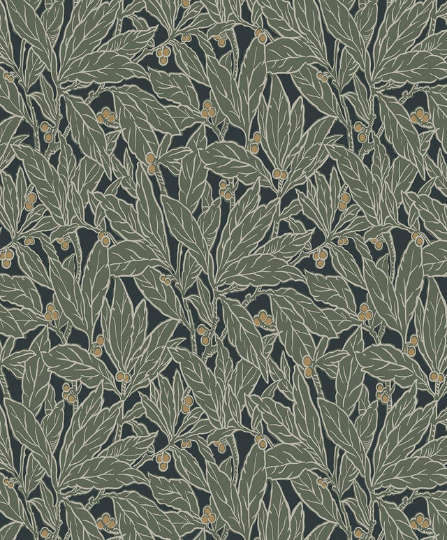 Seabrook Berry and Leaf Rosemary Wallpaper