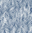 Seabrook Mod Palm Coastal Blue Wallpaper