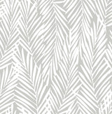 Seabrook Mod Palm Harbor Grey Wallpaper