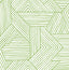 Seabrook Etched Geometric Spring Green Wallpaper