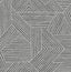 Seabrook Etched Geometric Pewter Wallpaper