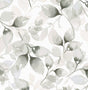 Seabrook Watercolor Tossed Leaves Sea Salt & Harbor Mist Wallpaper