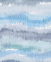 Seabrook Ikat Waves Lakeside Wallpaper