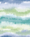 Seabrook Ikat Waves Seaglass Wallpaper