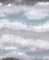 Seabrook Ikat Waves Morning Fog Wallpaper