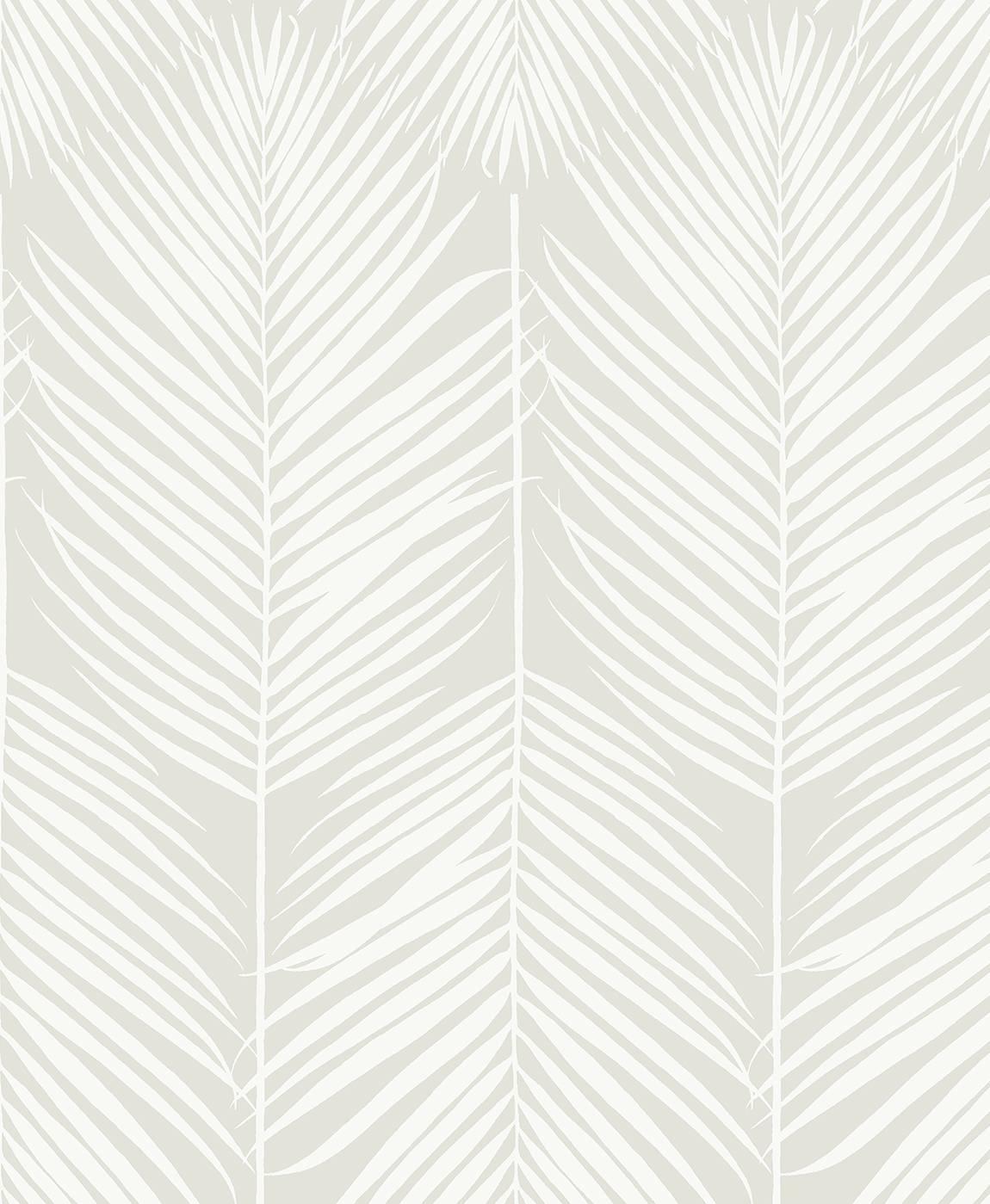Seabrook Athena Palm Sea Salt Wallpaper